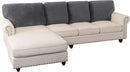 PrinceDeco Sectional Couch Covers Velvet Cushion Covers for Sectional Couch Washable Cushion Covers for Sectional Sofa Pet Friendly Sectional Sofa Slipcovers(1 Chaise Back+ 3 Sofa Back,Grey) by CozyNest Decor
