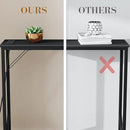 63'' Console Table, Skinny Entryway Table with Fast-Charging Station, Narrow Long Sofa Table, Behind Slim Couch Table for Entrance, Hallway, Living Room Decor ST-BK160-1 by CozyNest Decor