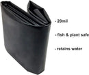 Pond Liner, 20 Mil 7 x 10 Feet Pond Liners for Outdoor Ponds, Black LDPE Fish Pond Liner for Small Ponds, Streams Fountains and Garden Waterfall by GreenHaven Gardens