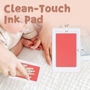 Inkless Baby Hand and Footprint Kit,Clean-Touch Ink Pad Kit,Safe No Mess Printing Infant Hand Foot Stamp,4 Pack Newborn Inkless Print Pads Best Keepsake or Gifts for Family by TinyTreasures Baby Boutique