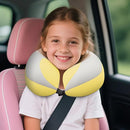 MOOB Kids Travel Pillow for Car Seat Kids U-Shape Travel Neck Pillow Support Children Stroller Pillow Grey Yellow by TinyTreasures Baby Boutique