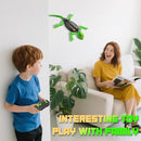 Wall Climbing RC Chameleon Toy for Kids, Rechargeable Remote Control Lizard Toy with LED Eyes, Dual Mode Floor & Wall Driving, Gift for Boys Girls Ages 3+ by TinyTreasures Baby Boutique