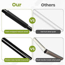 24-Inch Push Broom Outdoor with Stiff Bristle, Heavy Duty Broom Brush with 63” Long Handle for Deck Patio Driveway Garage Warehouse Shop Floor Sweeping & Scrubbing by CozyNest Decor