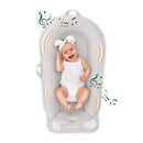 MyBaby 3-in-1 Calming Baby Cushion, Soothing Comfort for Newborns & Infants, Snuggling Sensation, Sound and Vibration, Designed for Safety, Rechargeable & Machine-Washable, by Homedics, Gray by TinyTreasures Baby Boutique