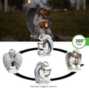 Solar Garden Statues Outdoor Angels Lights, Unique Housewarming Garden Gifts for Women Mom Wife Grandma and Sisters，Cute Angels Sculpture Decoration for Patio, Terrace, Balcony, Lawn