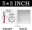 Funny Bathroom Decor, Funny Bathroom Wall Art, Black and White Bathrooms Decoration Decor for Shelves, Wooden Box Decor Sign for Home Farmhouse Office Living Room Table