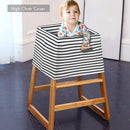 Yoofoss Nursing Cover Breastfeeding Scarf - Baby Car Seat Covers, Infant Stroller Cover, Strechy Carseat Canopy for Boys and Girls (Black Stripe) by TinyTreasures Baby Boutique