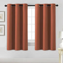 H.VERSAILTEX Blackout Curtains for Bedroom Thermal Insulated Room Darkening Living Room Curtains 63 Inch Long Grommet Privacy Protection Window Curtain Panels/Drapes for Nursery,2 Panels,Orange by CozyNest Decor