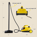 Steam Cleaner with 28-in-1 powerful, deep cleaning for home, floor, car, tiles, grout, oven,grove,range, wall and window in kitchen, living room,bathroom, high temperature steam cleaning by TinyTreasures Baby Boutique