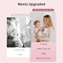 TSRETE Breast Pump, Double Wearable Breast Pump, Electric Hands-Free Breast Pumps with 2 Modes, 9 Levels, LCD Display, Memory Function Rechargeable Double Milk Extractor-27mm Flange, Pink by TinyTreasures Baby Boutique