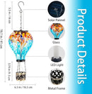 Solar Hot Air Balloon Lantern with Flame, Unique Hot Air Balloon Solar Lanterns with LED Candle Light, Waterproof Outdoor Lanterns Decor for Yard, Patio, Garden, Porch by GreenHaven Gardens