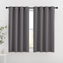 NICETOWN Blackout Curtains for Bedroom - Triple Weave Grommet Top Thermal Insulated Window Treatment Light Blocking Panels for Kitchen/Kids Room, Grey, W46 x L54, Set of 2 by TinyTreasures Baby Boutique