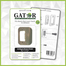 Gator Door Latch Restorer - Strike Plate (Antique Brass) by TinyTreasures Baby Boutique
