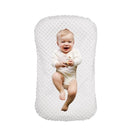 Baby Lounger for Newborn,Baby Nest for Newborn Soft Cotton Breathable for Playtime & Relaxation,Flat Babies Essentials Gifts Newborn Lounger for Boys & Girls 0-12 Months(White Bean) by TinyTreasures Baby Boutique
