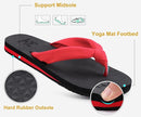 KuaiLu Flip Flops for Women with Arch Support Yoga Mat Comfortable Summer Beach Walking Thong Cushion Sandals Slip On Indoor Outdoor by TinyTreasures Baby Boutique