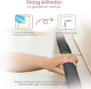 Baby Proofing Corners and Edges Protector Guards (16.5FT Edge +8 Corners), Soft Rubber Foam Edge Protector with Removable Double Sided Tapes, Furniture Table Bumper Guard for Baby Safety-Black by TinyTreasures Baby Boutique