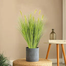 Melorca&Guilla Artificial Plants 6PCS 27“ Fake Tall Onion Grass Faux Plant,Artificial Grass Greenery Shrubs Bushes for Garden Porch Window Box Shop Office Home Décor by CozyNest Decor