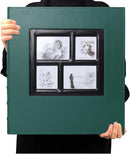 RECUTMS Photo Album 4x6 600 Photos, Large Capacity for Wedding Family Leather Cover Picture Albums Holds 600 Horizontal and Vertical 4x6 Photos (Dark Green) by TinyTreasures Baby Boutique