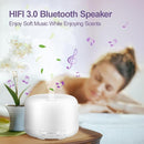 Diffusers for Essential Oils Large Room 500ML+6 Oil Set, Bluetooth Speaker+Remote+8 RGB Lights Essentail Oil Diffuser, Easy to Use & 23Db 100% Quiet Oil Diffuser Large Room, Diffusers for Home by TinyTreasures Baby Boutique