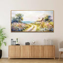 ZUITINGHUA Wood Framed Canvas Wall Art For Living Room Large Wall Decor For Office Bedroom Decoration Country Road Landscape Pictures Farmhouse Paintings Artwork Mural Aesthetic Home Decor 30x60 In by CozyNest Decor