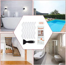 USA Patented Anti Slip Shower Stickers 24 PCS Safety Bathtub Strips Adhesive Decals with Premium Scraper for Bath Tub Shower Stairs by TinyTreasures Baby Boutique