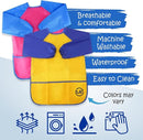 Kids Painting Set, Washable Paint for Kids 10 Colors, 7 Paintbrushes, Paint Palette, Painting Smock, Non Toxic Tempera Paints 2 oz Each,Paints for Toddlers Gifting Bundle Art, Crafts by TinyTreasures Baby Boutique