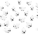 100Pcs Mini White Sheep Miniature Resin Sheep Figurines Cute Little Figurines Fairy Outdoor Moss Ornaments Landscape Figurines Garden DIY Ornament Accessories for Indoor Outdoor by GreenHaven Gardens
