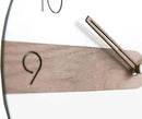 Stephanie Imports Modern Minimalist Exposed Wood Silent Wall Clock (Numerical) by CozyNest Decor