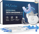 MySmile Teeth Whitening Kit with LED Light, 10 Min Non-Sensitive Fast Teeth Whitener with 3 Carbamide Peroxide Whitening Gel, Helps to Remove Stains from Coffee, Smoking, Wines, Soda, Food by CozyNest Decor
