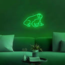 Lampeez Frog Neon Sign, Frog Lamp Wall Decor, Dimmable LED Neon Art Signs USB Powered, for Man Cave, Home, Patio, Garden, Bars, Stores, Clubs, Ideal Gift for Friends, Family and Kids by GreenHaven Gardens
