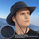 Fishing Hat, UPF50+ Wide Brim Sun Hat for Men Women, UV Protection Hiking Beach Bucket Hats Summer Safari Hat by GreenHaven Gardens