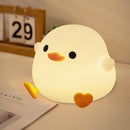 DREAMING MY DREAM Cute Duck Lamp,Do Do Duck Night Light,Silicone Squishy Nursery Bedside Lamp,USB Rechargeable Touch Table Lampfor Bedrooms, Living Room Decor Gift Toy by TinyTreasures Baby Boutique