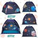 Space World Play Tent-Kids Galaxy Dome Playhouse for Boys and Girls Imaginative Play Popup Tent for Kids Indoor/Outdoor Fun,Perfect Kid’s Gift- 47" x 47" x 43" by TinyTreasures Baby Boutique