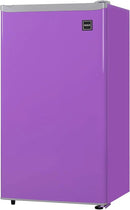 RCA RFR321-PURPLE 3.2 Cu Ft Compact Fridge, Mini Refrigerator, Purple by CozyNest Decor