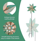DREAMYSOUL Pinwheels for Yard and Garden, 38 Inches Metal Kinetic Wind Spinner for Outdoor Garden Patio Yard Decor by GreenHaven Gardens