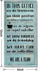 We Are A Team Office Signs Decor - Motivational Quotes Wall Art, Team Gift, Gift for Leader by CozyNest Decor