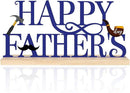 COCHIE Metal Happy Father's Day Sign, Fathers Day Decorations for Home, Shelf, Mantel, Indoor, Table Top Party Decoration, Fathers Day Gift for Dad from Daughter Son (Father's Day) by CozyNest Decor