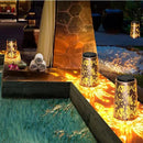 Outdoor Solar Lanterns Large Butterfly Pattern Lantern Hanging Light House Yard Patio Backyard Porch PathwayDecor Gifts for Women Grandma Mom Friends 2pcs by GreenHaven Gardens