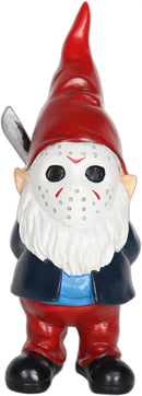 Horror Garden Gnome Decor - 5.5" Halloween Outdoor Statue, Spooky Valentines Gifts & Creepmas Collectible (Weatherproof Resin) by CozyNest Decor