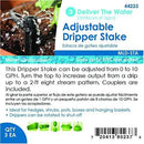 Mister Landscaper MLD-STA Adjustable Dripper Stakes (3 Quantity) by GreenHaven Gardens