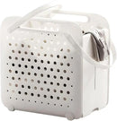45L Foldable Laundry Basket, Plastic Collapsible Laundry Baskets with Handles, 12 Gallons Dirty Clothes Hamper for Dorm Laundry Room Organization, Freestanding Wall Hanging Laundry Hamper by CozyNest Decor