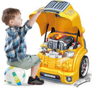 Interactive Truck Engine Toy with Removable Parts - Lights, Sounds, and Fun for Young Mechanics -Unleash Their Creativity and Motor Skills with This Truck Engine Toy (Yellow) by TinyTreasures Baby Boutique