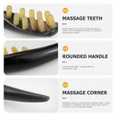 FERCAISH Ox Horn Massage Tool for Back, Neck, Eyes and Face - Meridian Head Scraping Stick for Guasha Therapy and Trigger Point Treatment by CozyNest Decor