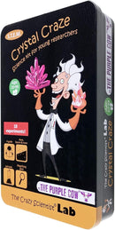 The Purple Cow- The Crazy Scientist Crystal Craze Experiment Stem Education Science Kit for Kids Boys & Girls Aged 10+ by TinyTreasures Baby Boutique
