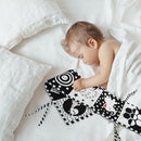 Cawgug Black and White High Contrast Baby Toys for Newborn Brain Development Tummy Time Soft Book Babies 0-3 6-12 Months Montessori Learning Activities Infant and Sensory Visual Stimulation Toys by TinyTreasures Baby Boutique