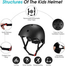 Adjustable Helmet for Ages 3-16 Kids Toddler Boys Girls Youth,Protective Gear with Elbow Knee Wrist Pads for Multi-Sports Skateboarding Bike Riding Scooter Inline skatings Longboard Roller Skate by TinyTreasures Baby Boutique