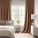 MIULEE Back Tab Blackout Curtains 108 Inch Long 2 Panels Set for Living Room Bedroom, Rod Pocket/Pinch Pleated Extra Long Thermal Insulated Room Darkening Light Blocking Drapes, Cappuccino Brown by TinyTreasures Baby Boutique