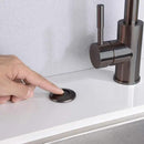 Garbage Disposal SinkTop Air Switch Kit with Long Button,Brass Made Cover,Oil Rubbed Bronze by CozyNest Decor
