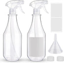 Plastic Spray Bottles Empty Spray Bottle 28.4oz Heavy Duty Spraying Bottles Mist/Stream Water Bottle for Cleaning Solutions, Plants, Pet, Essential Oils, Hair (Clear2) by GreenHaven Gardens