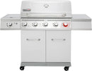 Royal Gourmet 5-Burner Propane Gas Grill with Side Burner, Stainless Steel Barbeque Grills, Silver, GA5404S by GreenHaven Gardens